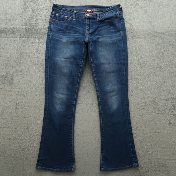 Lucky Brand Jeans Womens Size 6 Short Blue Low-Rise Charlie Baby Boot 30" Inseam - Picture 1 of 16
